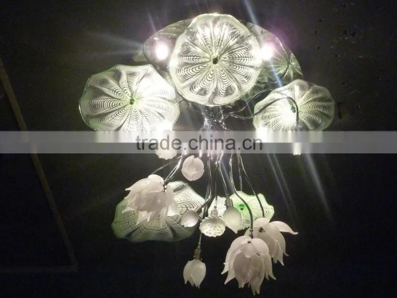 blown art glass chandelier xo--201410089 Hand-blown glass Chandelier morden chandelier