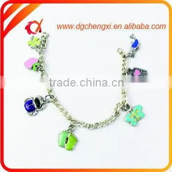Black Custom Made Metal Logo Charms