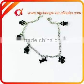 Black Custom Made Metal Logo Charms