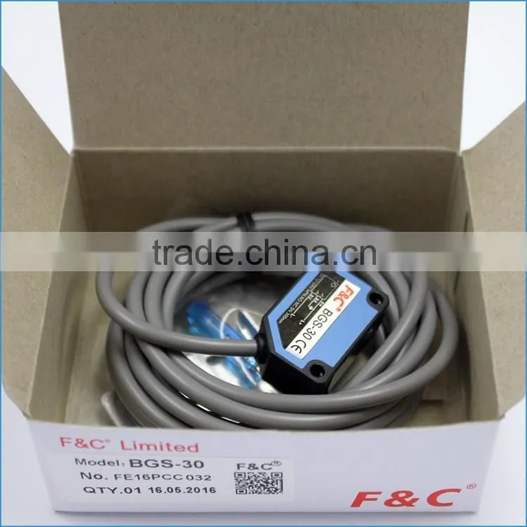 BGS-30 background suppression photoelectric switch sensor with CE