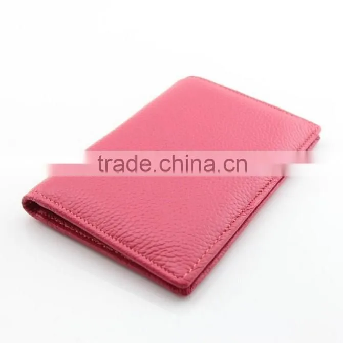 Multiple fashion colorful passport leather id card holder