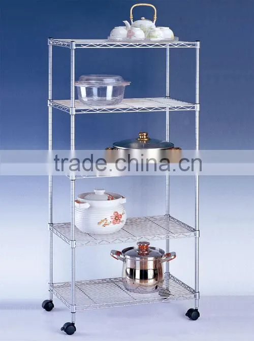 NSF Heavy Duty Steel Wire Shelf in Chrome