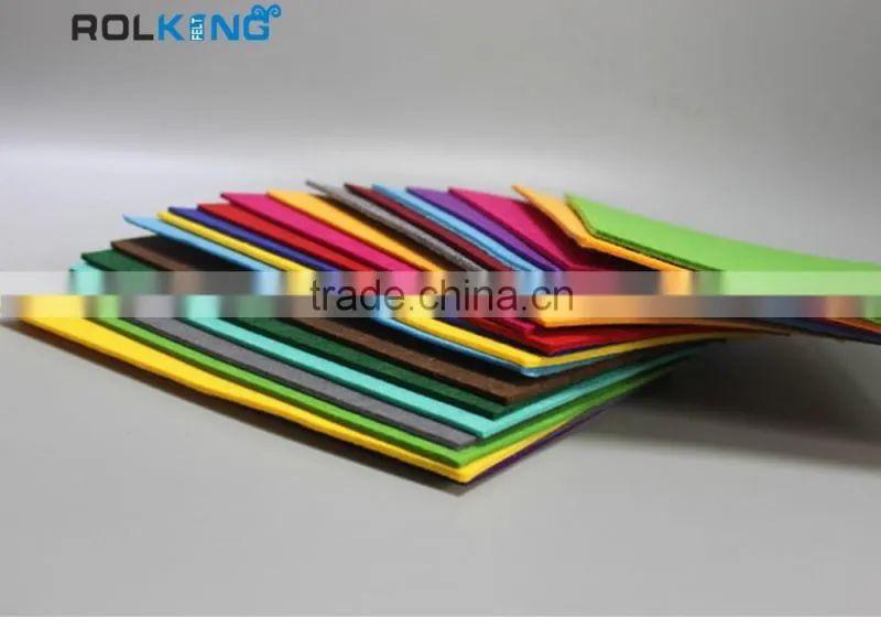 wholesale 100% needle color polyester felt
