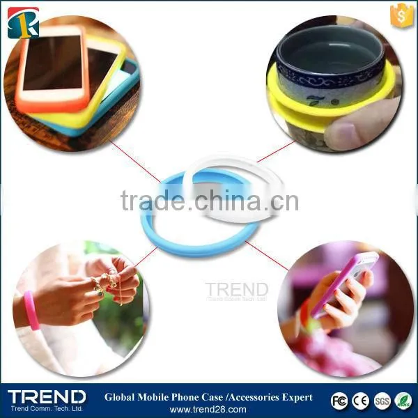 silicon bracelet silicon bumper universal case for samsung galaxy s6