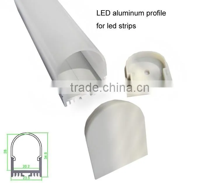 Factory competitive price led aluminum profile for pendant lights