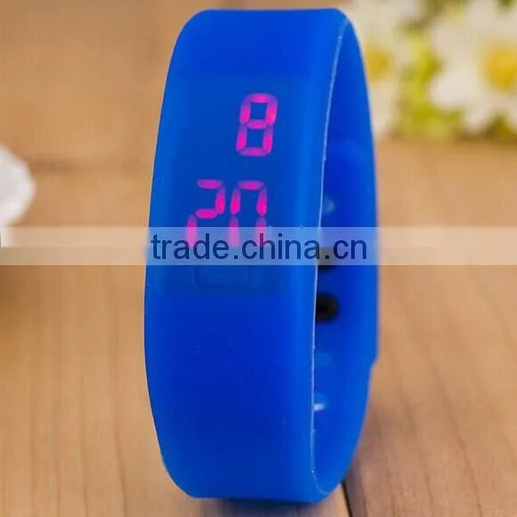 Touch Screen LED Silicone Watches Digital Wrist cheap watch