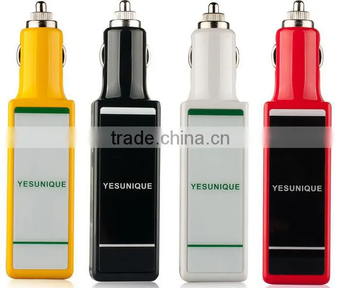 2200mAh mobile power cigarette lighter car phone charging treasure multifunction USB charging socket with battery indicator