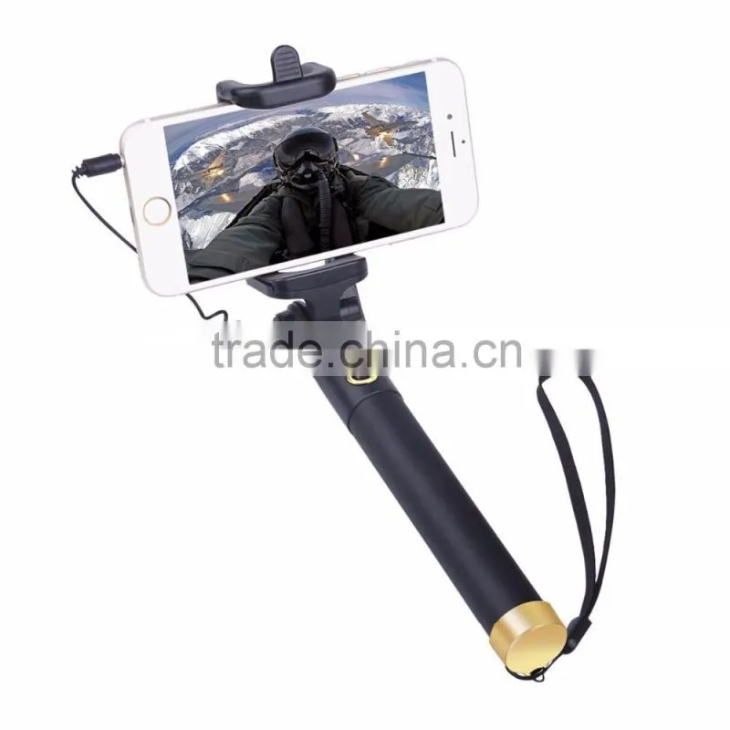 wired mini pocket selfie stick