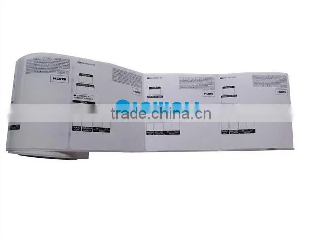 Custom design bar code label/ sticker self adhesive at the cheapest price