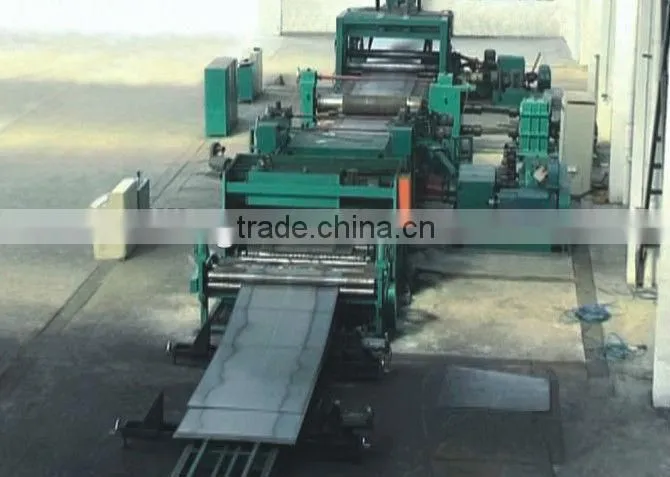 High speed cut to length machine line for carbon steel coil