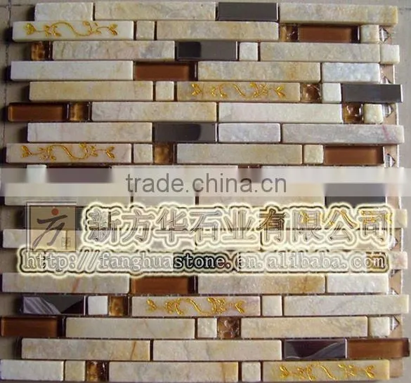 indoor natural stone green production marble border