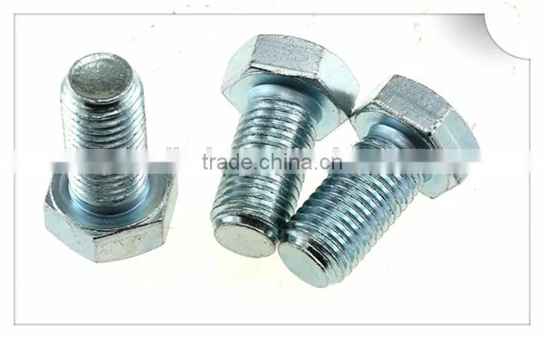 High tensile scm435 jis b 1180 grade 8.8 10.9 hexagon head bolt