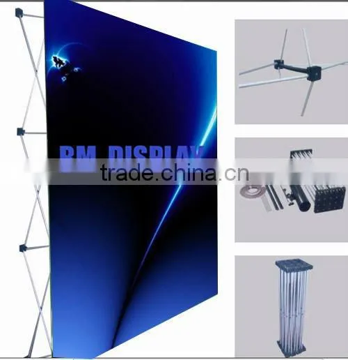 3*3 3*4 curved or straight metal pop up stand for trade show expo