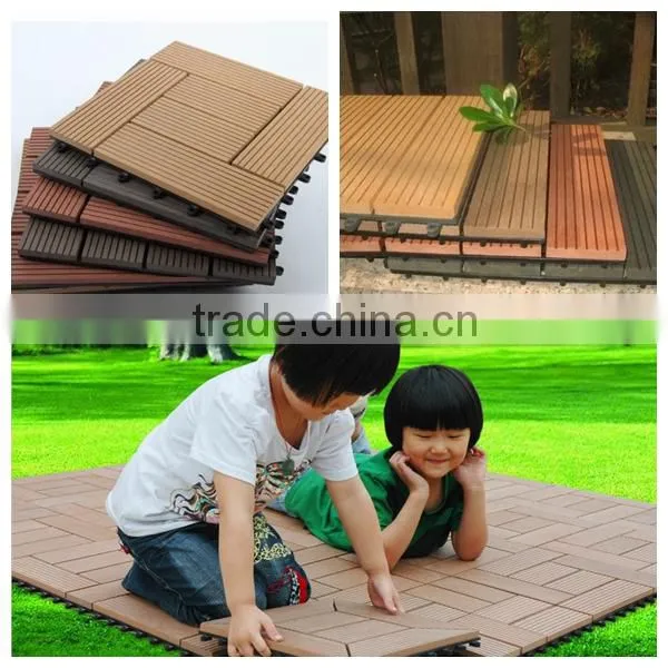 wpc diy tiles for outdoor