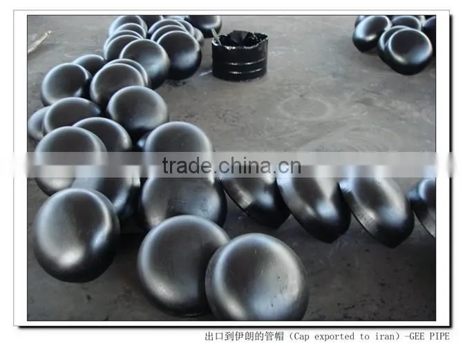a234 wpb carbon steel butt welded pipe caps