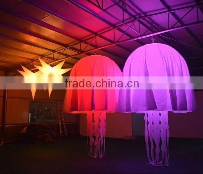 Stage decoration LED jellyfish inflatables inflatable decorating jellyfish balloon