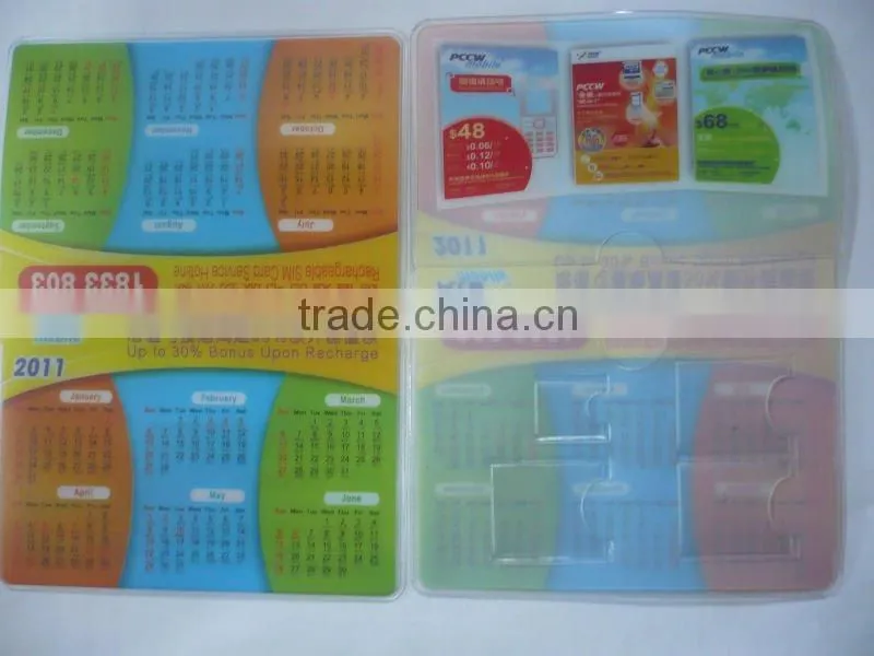 2011 Fashion PVC card holder