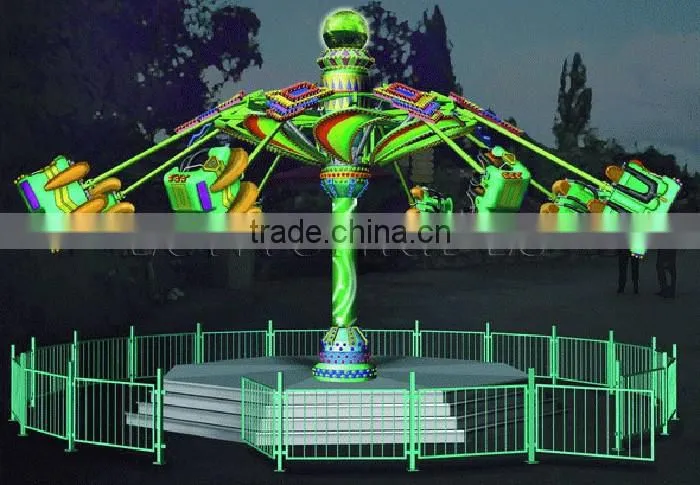 Hot Sale Amusement Thrill Rides Spiral Jet Rides Flying Chair