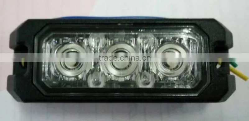 Red blue yellow white purple Led dash strobe light, 12 volt 3W LED dash light LTDG-J3-1