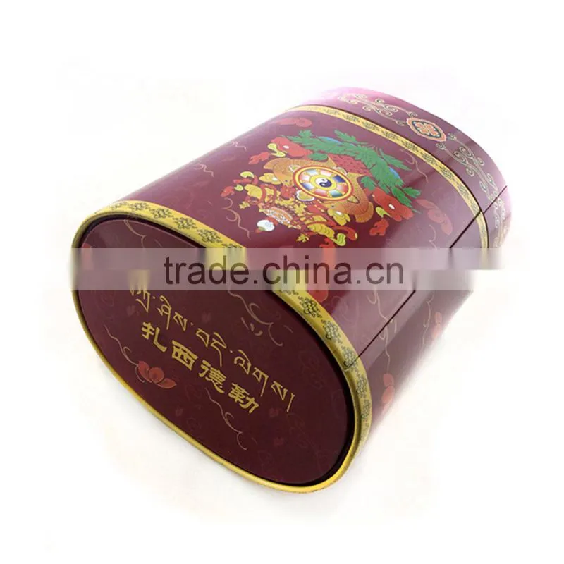 New designed metal wine tin box, tin container for sale