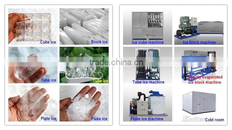 1ton Tube Ice Machine For Restaurants/Bars/Drinking Retails
