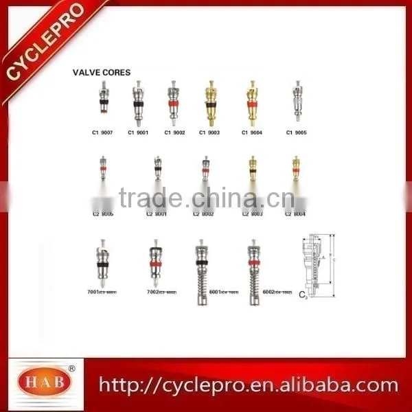 9001,9002,9003,9004,9005 Hot selling Tubeless Tyre valve core
