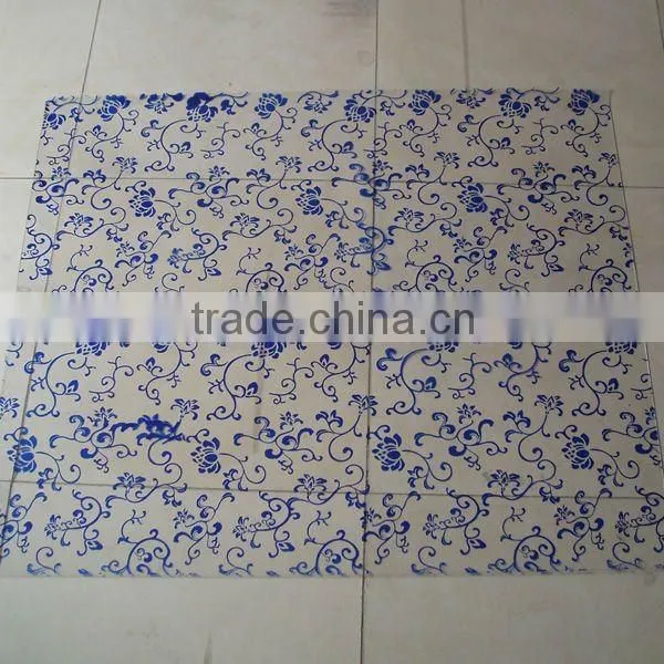 Print pvc chair mat