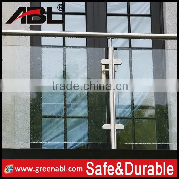 Hot sale Stainless steel glass balustrade for balcony and staircase design