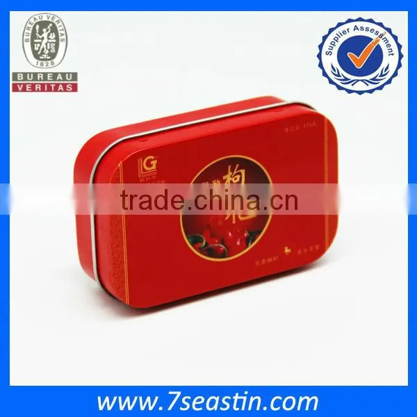 tin box for health care medicine pills needlework tin can