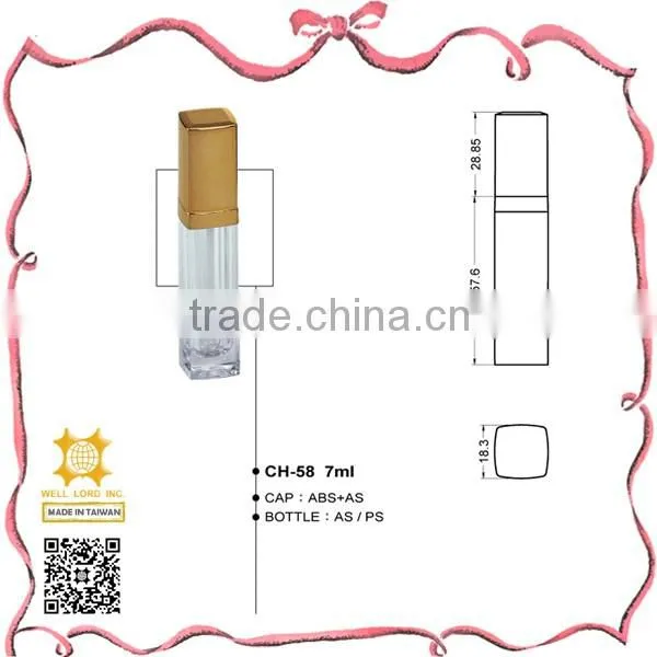 Classical silvery affordable lipstick tube packaging wholesale