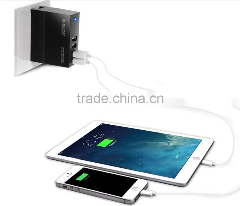 Intelligent identify USB wall charger with 4 port DCP-4U
