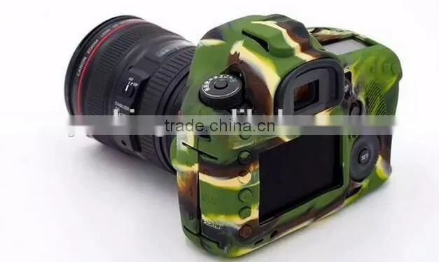 New released DSLR camera soft silicone case cover for Canon 5DIII 5DRS 6D with different color