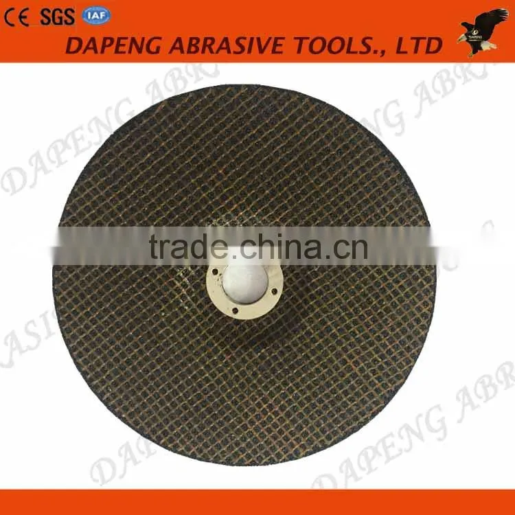 9'' 230X6X22MMChina Resin Bond Reinforced Abrasive Grinding Wheel / Disc