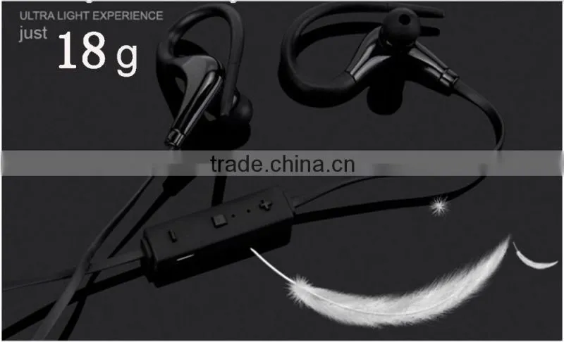 Newest Sports Wireless sweat-proof bluetooth earbud With Microphone 4.0V, portable sport