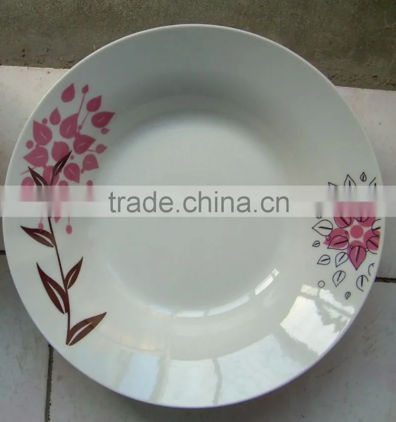 PORCELAIN PLATE AND BOWL