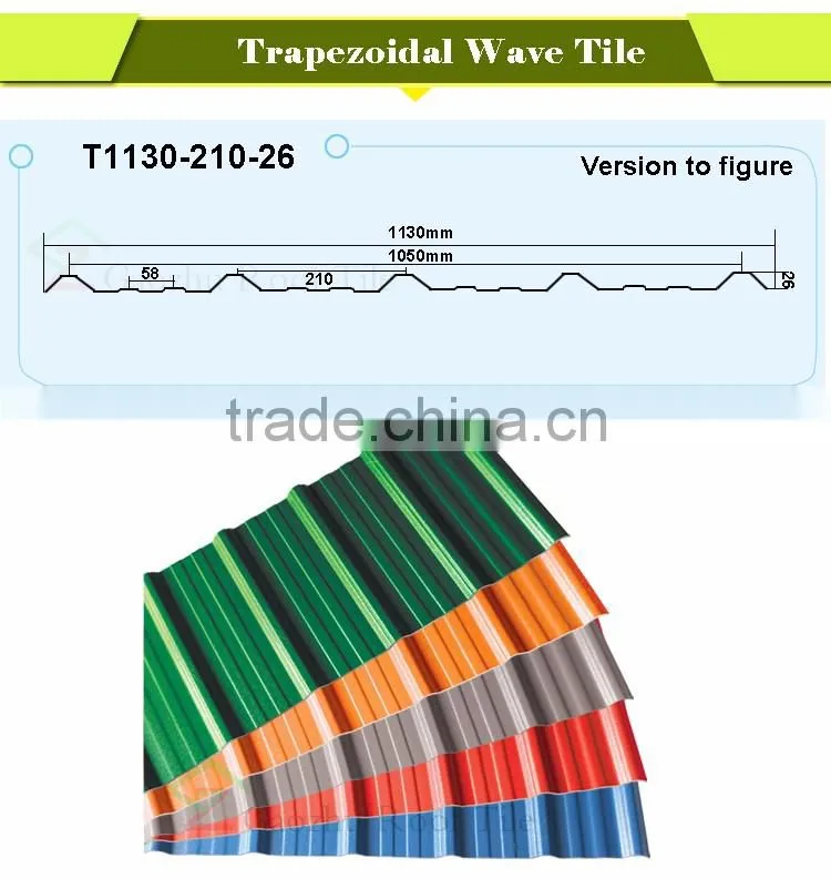 2016 new products long service life building materials cheap roof tiles prices PVC online shopping india