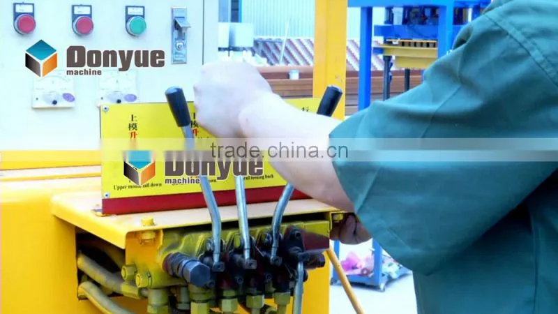 QTM6-25 automatic moving hollow block machine in philippines with big capacity