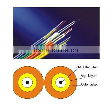6 core Professional fiber optic cable manufacturer optical fiber cable for communication network( indoor and outdoor)