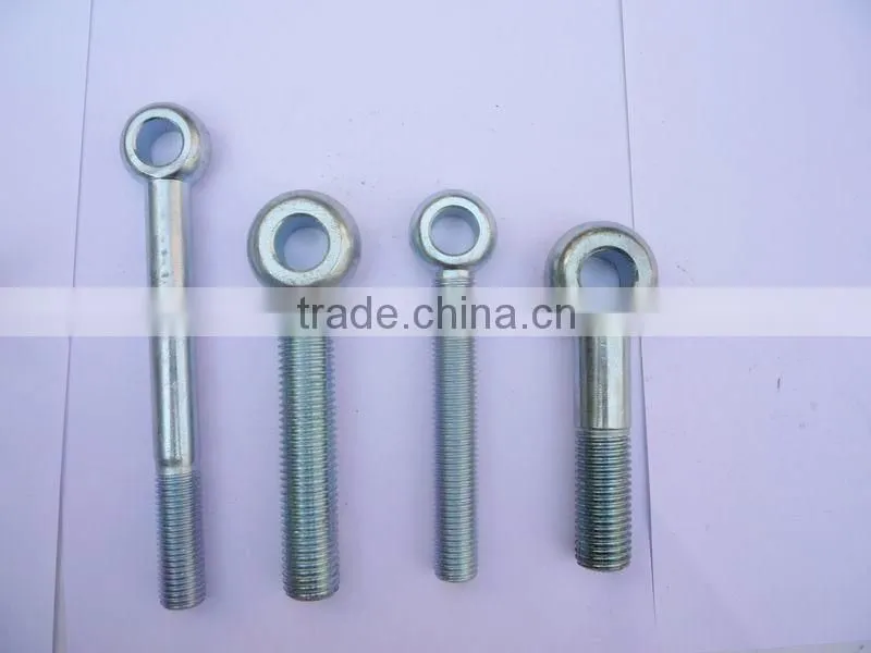 Zinc plating swing eye bolt, eye bolt hardware eye bolt