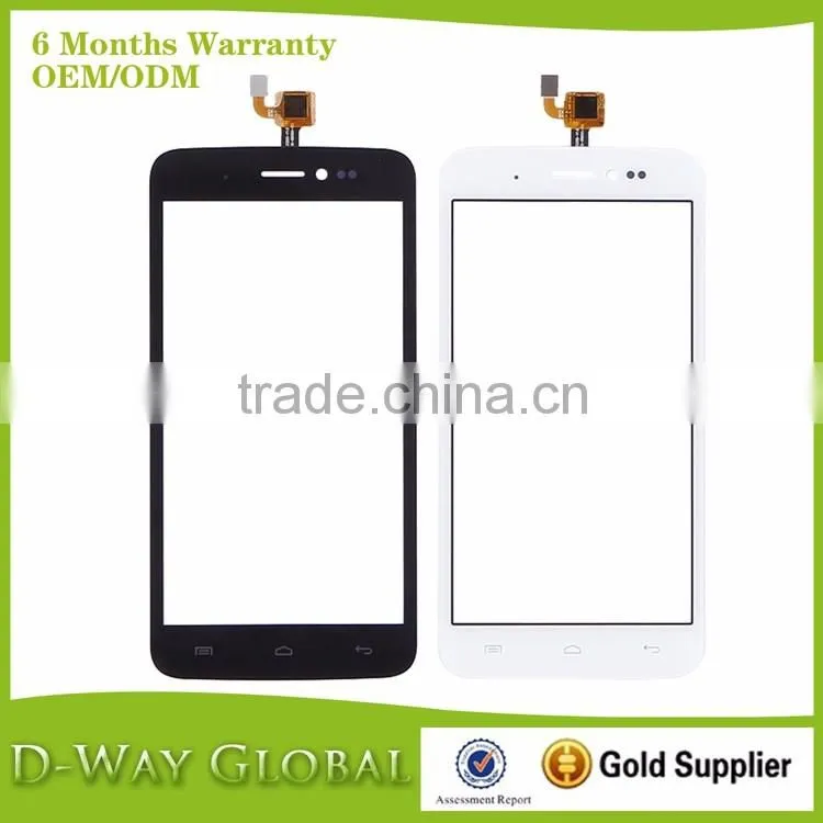 Test one by one touch panel for wiko lenny touch screen digitizer with front glass lens spare parts