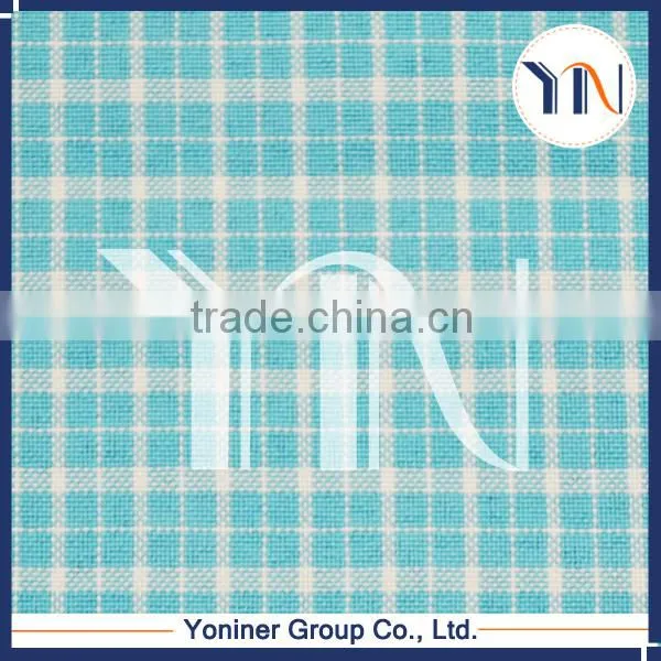 cheap minimatt check checks curtain checks yarn blackout fabric for balcony