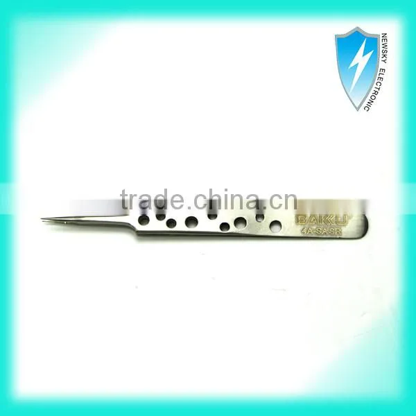 Anti-frictional Micro Point Stainless Tweezers (BK-4A-Sa-SR V9)
