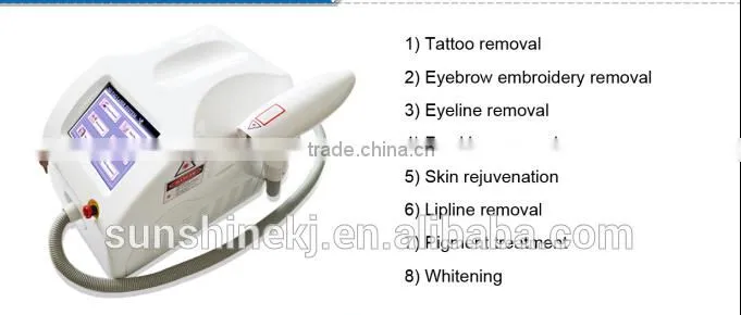 2016 Hot sale laser tattoo removal machine for beauty salon use