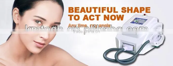 e-light ipl rf laser hair removal from weifang KM on large promotion