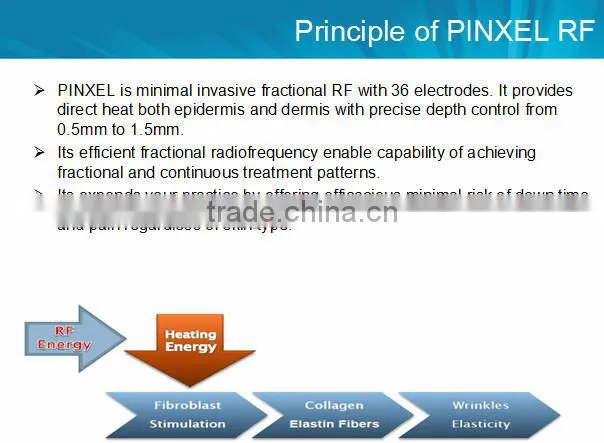 Very excellent portable wrinkle, fractional rf and micro needle machinefor clinic ,beauty spa and so on