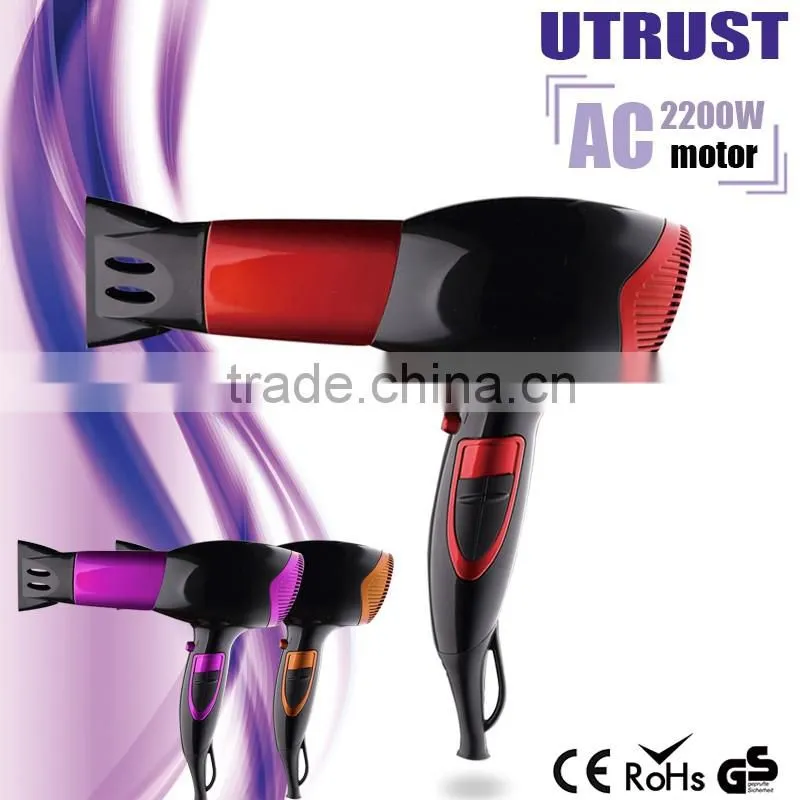 China home use The newset Design wall mounted hair dryer with comb
