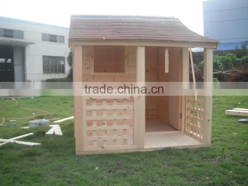 2016 Hot Sale Kids Outdoor Wooden Playhouse