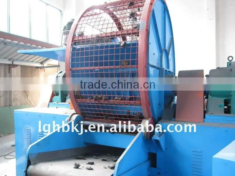 waste tire shredder device