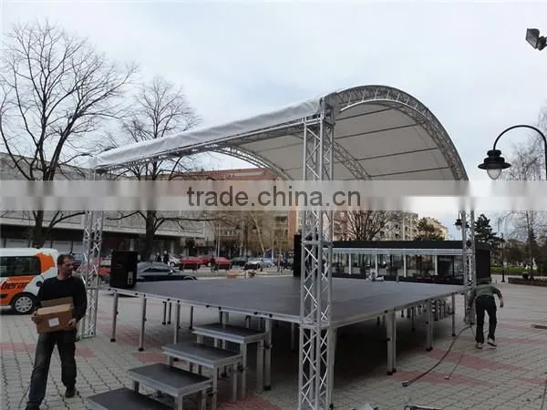 6 legs 1.22x2.44m portable stage, easy set up strong stage