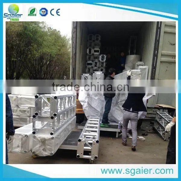 2017 cheap price 400 x 600mm bolt truss , square truss for car show booth
